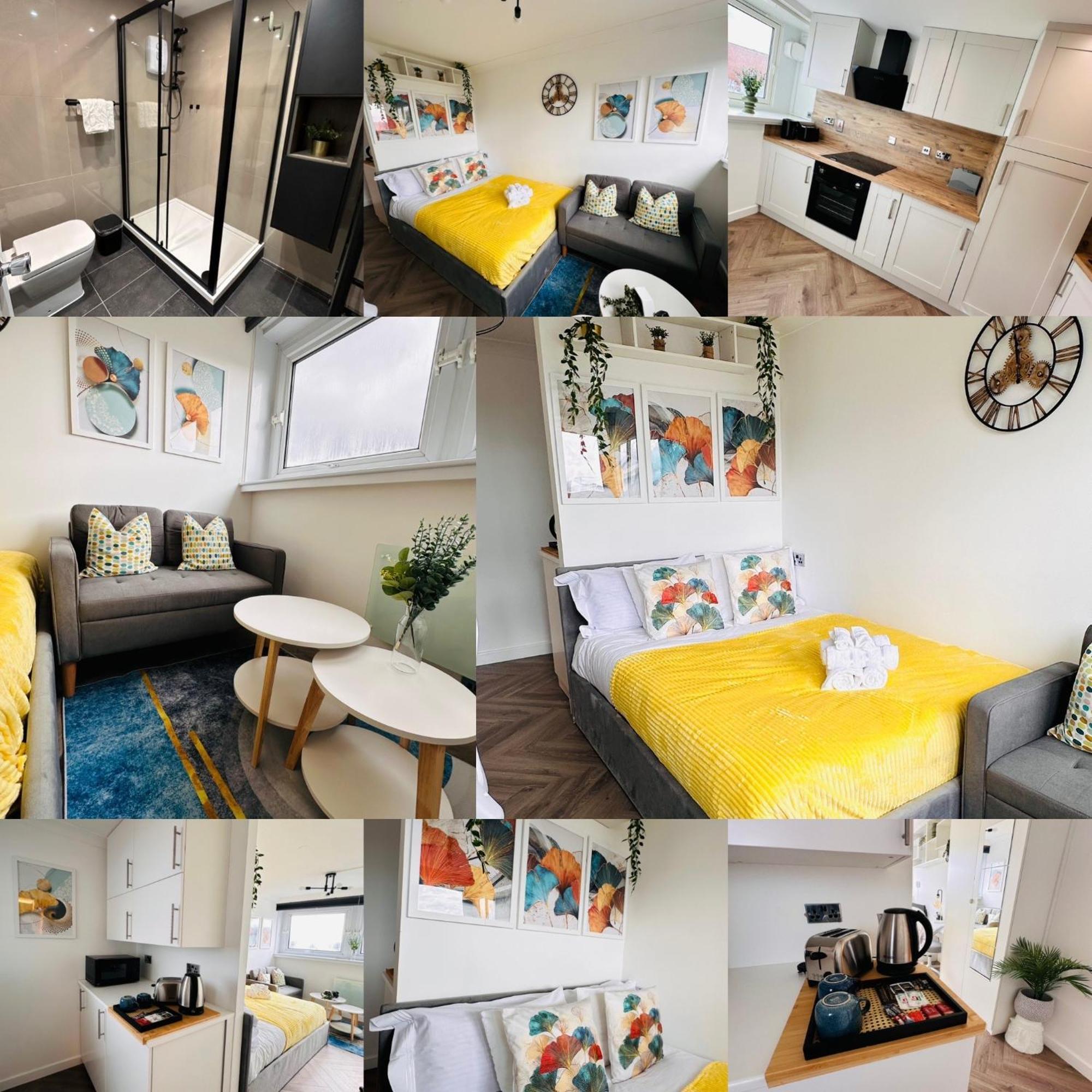 R1 - Private Room In Modern Shared Apartment, Each With Kitchenette, Central Бирмингам Екстериор снимка